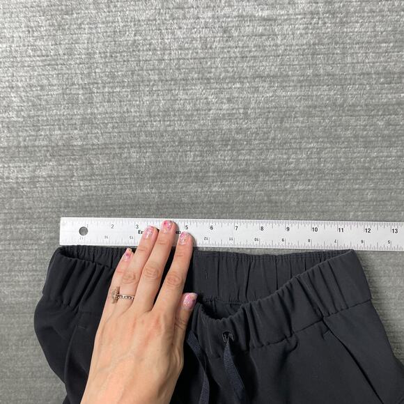 Lululemon Pants Women 2 Black On The Fly Jogger Performance Gym Athleisure 27" - Picture 5 of 6